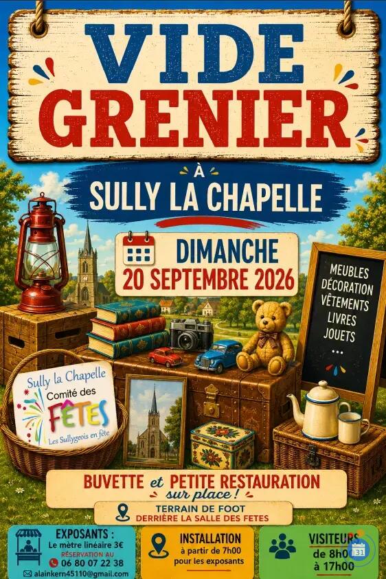 Image Vide grenier de Sully-La-Chapelle (photo 1)