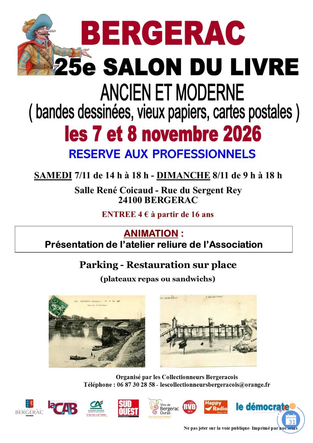 Image Salon du livre ancien, BD, CPA, documents anciens (photo 1)