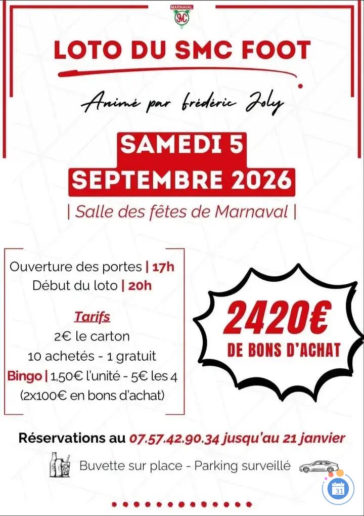 Image Loto SMC football (photo 1)