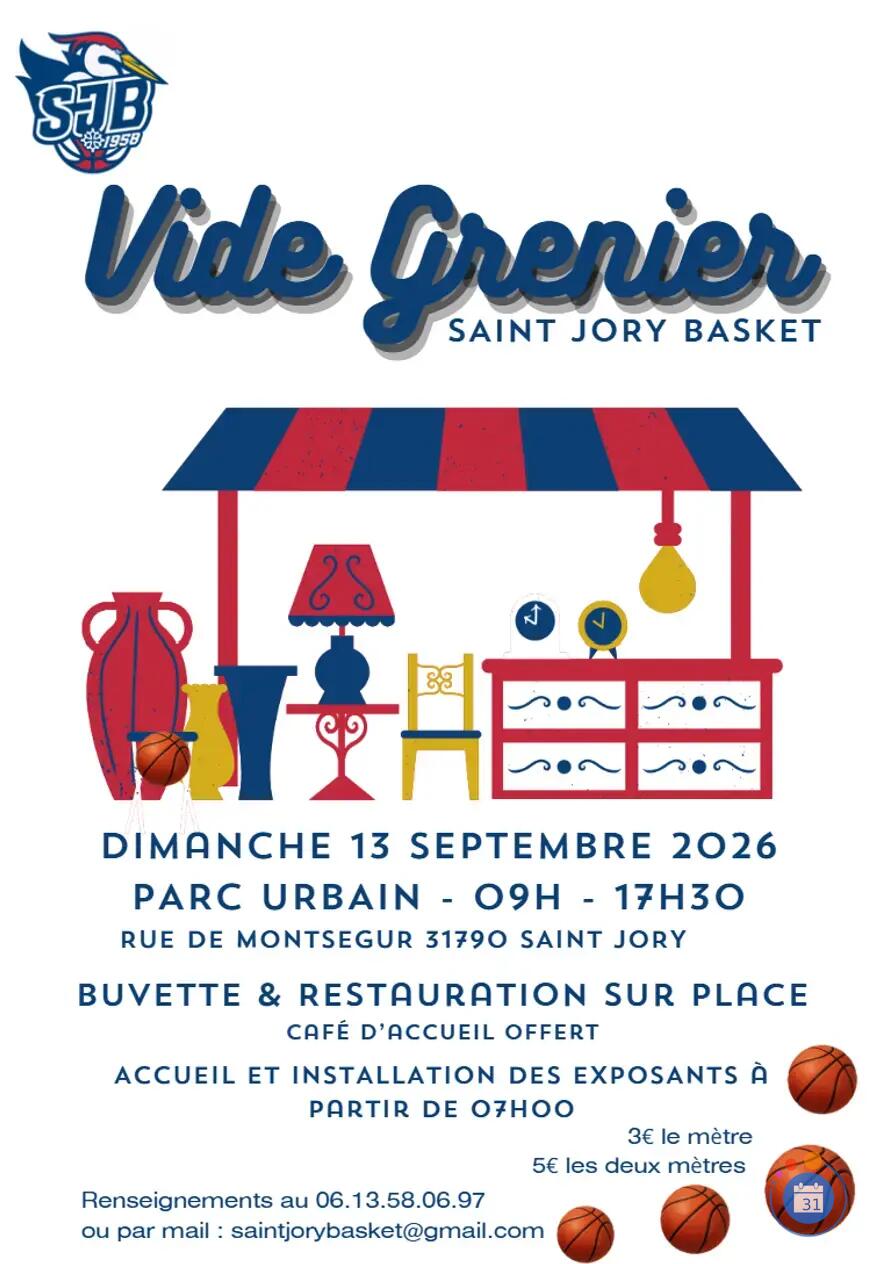 Image Vide Grenier - Saint Jory Basket (photo 1)