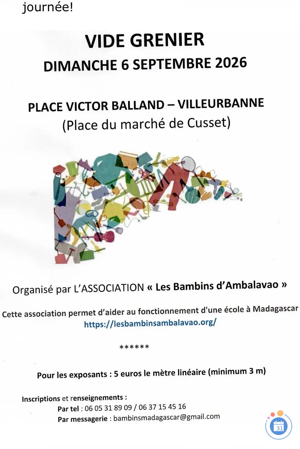 Image Vide grenier pour les bambins d’Ambalavao (photo 1)
