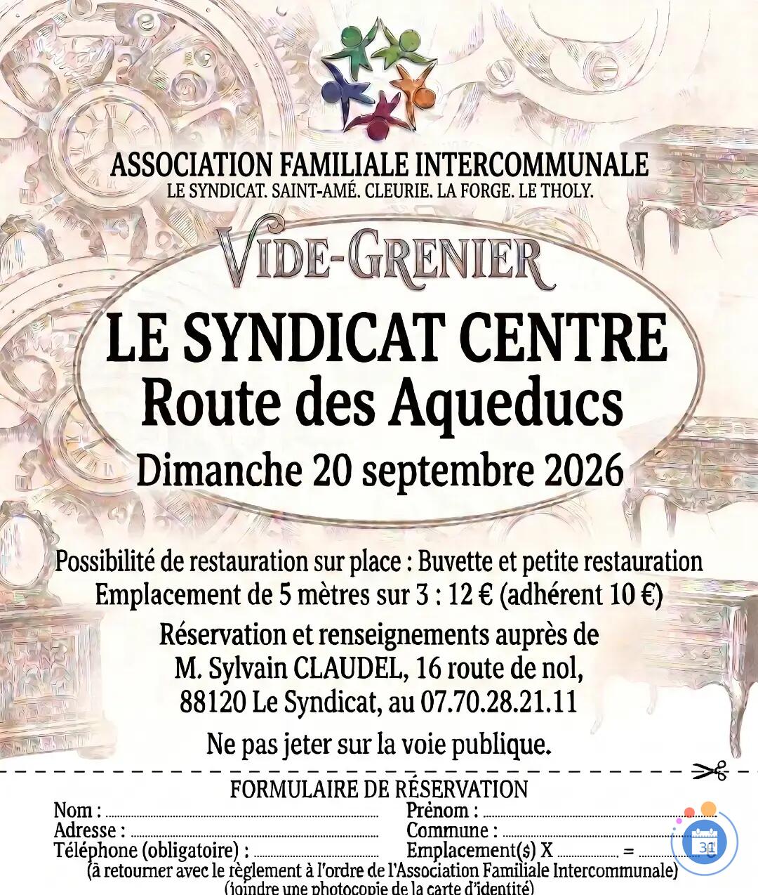 Image Vide grenier asso familiale intercommunale (photo 1)