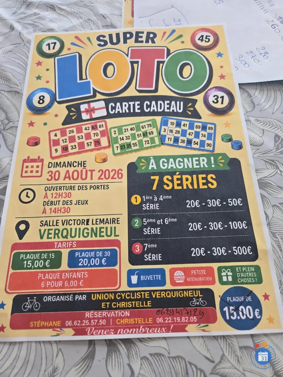 Image Loto en 7 series (photo 1)