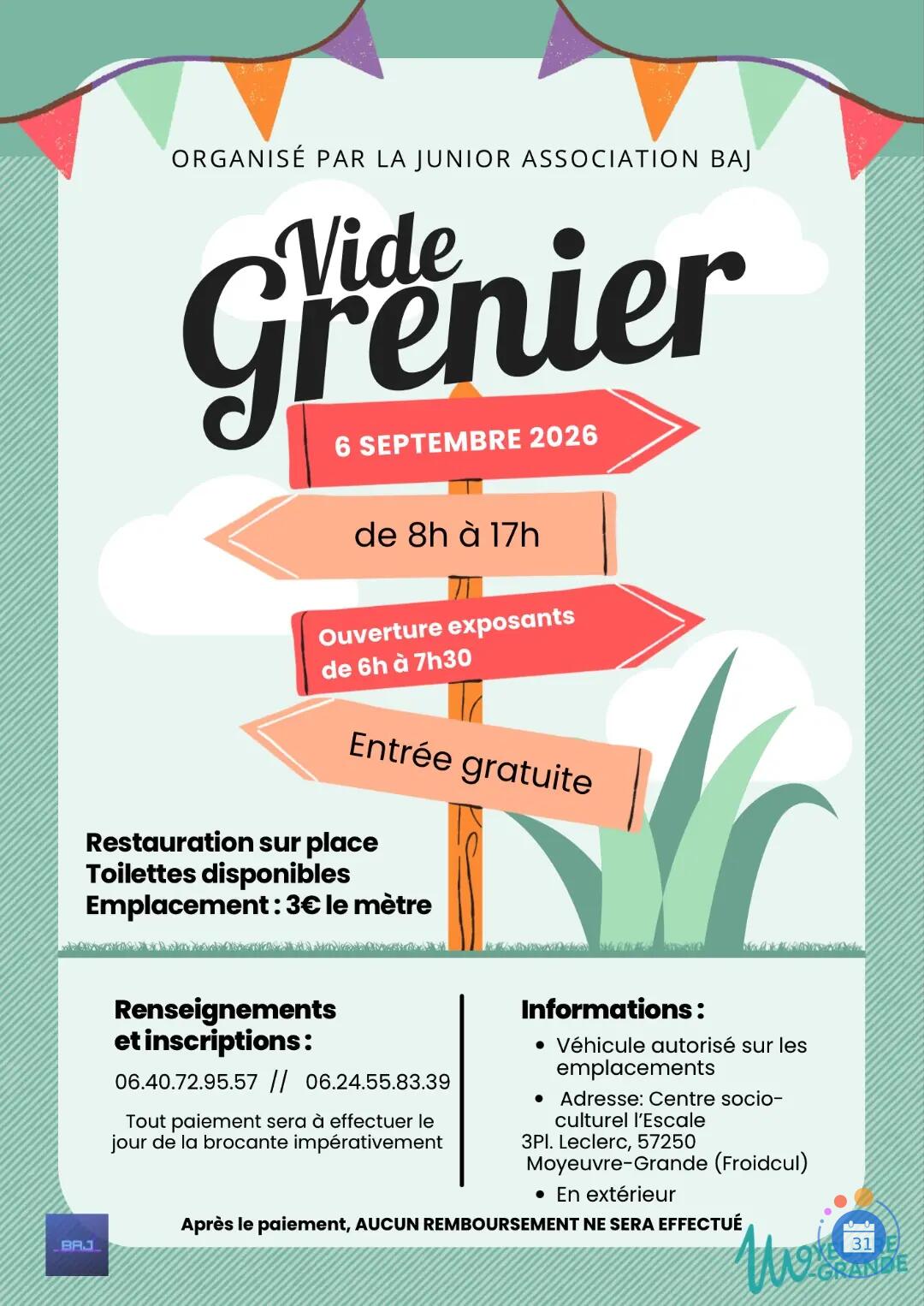 Image Vide grenier du BAJ (photo 1)