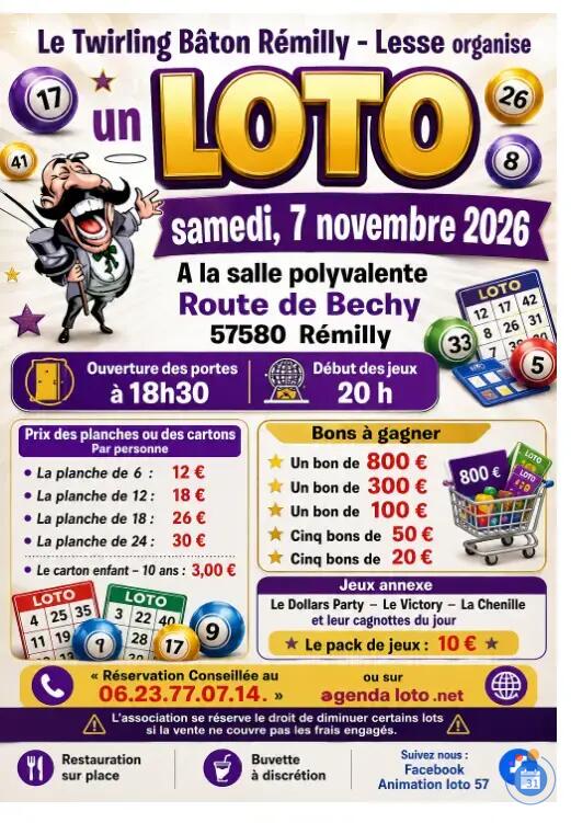 Image Loto du Twirling Rémilly Lesse (photo 1)