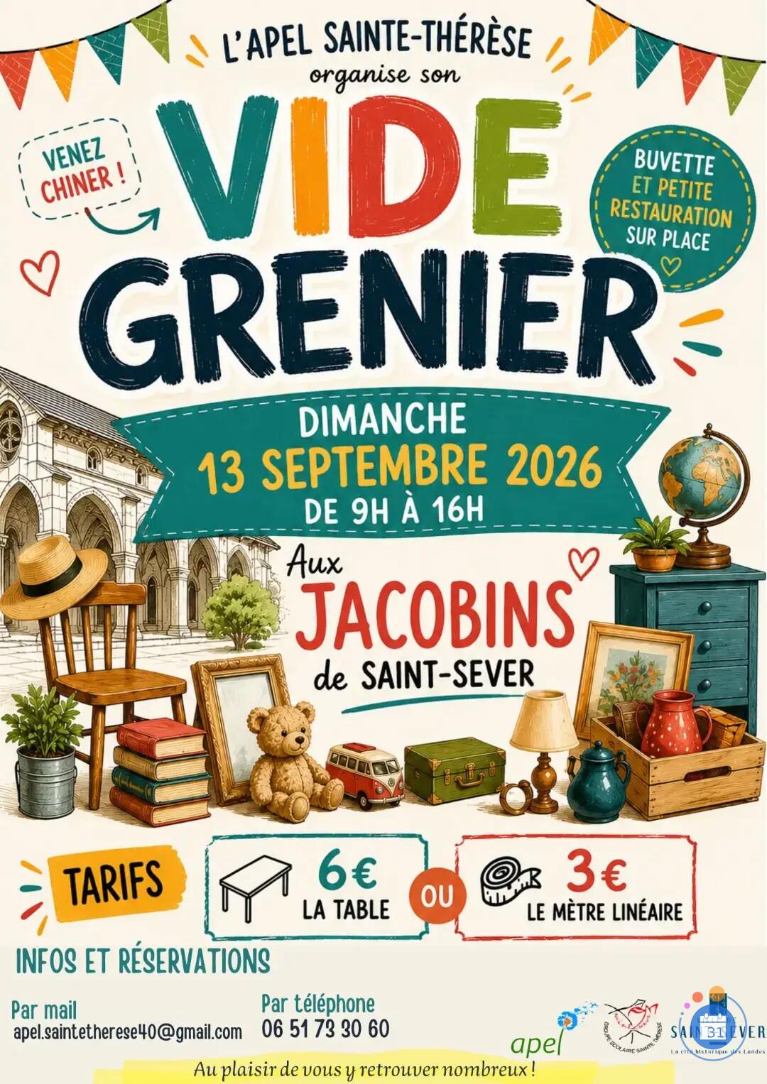Image Vide grenier APEL SAINTE THERESE (photo 1)