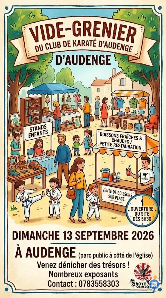Image Vide grenier du club de karaté d'Audenge (photo 1)