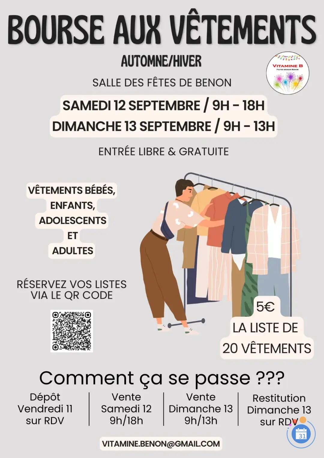 Image Bourse aux vêtements (photo 1)