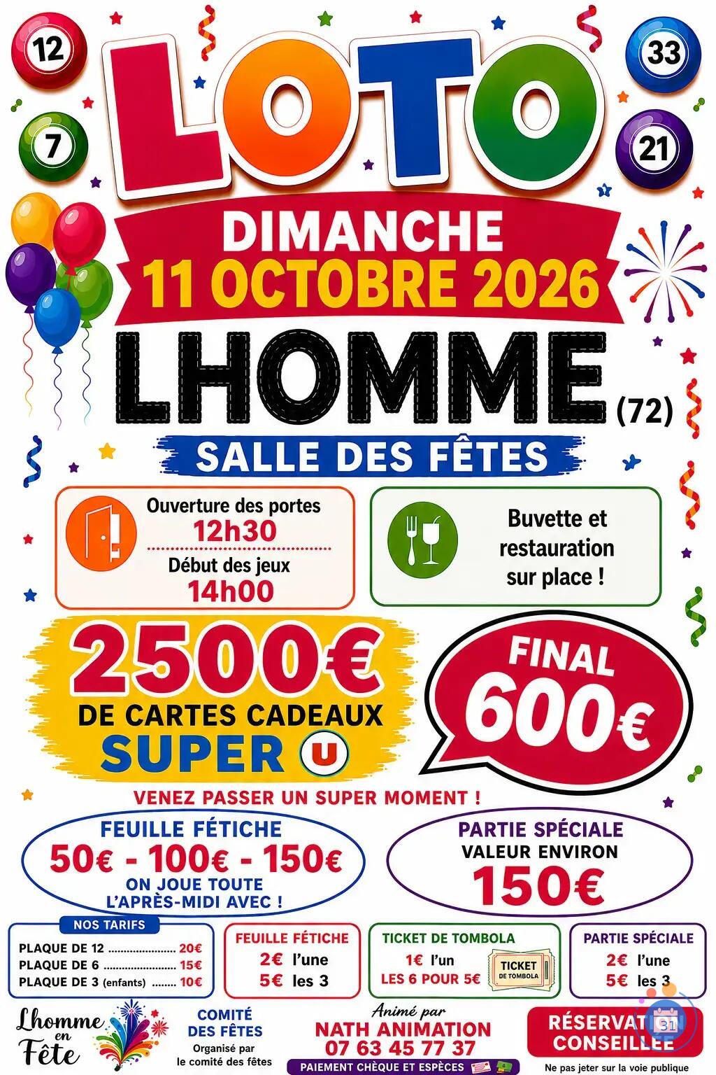 Image Loto animé par Nath Animation (photo 1)