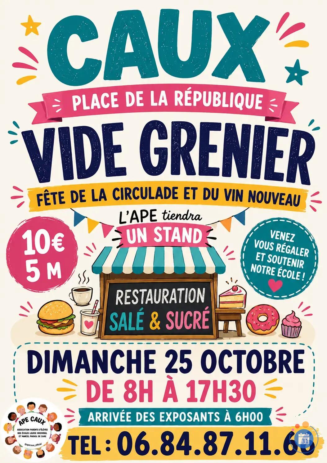 Image Vide grenier et fête de la circulade et du vin nouveau (photo 1)