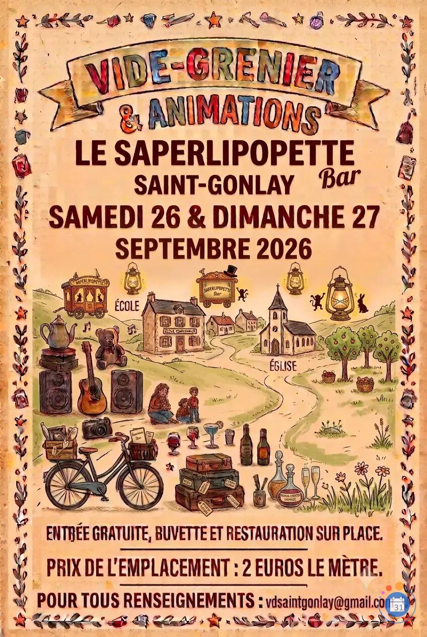 Image Vide grenier au Saperlipopette (photo 1)
