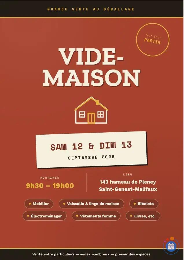 Image VIDE-MAISON SAINT-GENEST-MALIFAUX (photo 1)