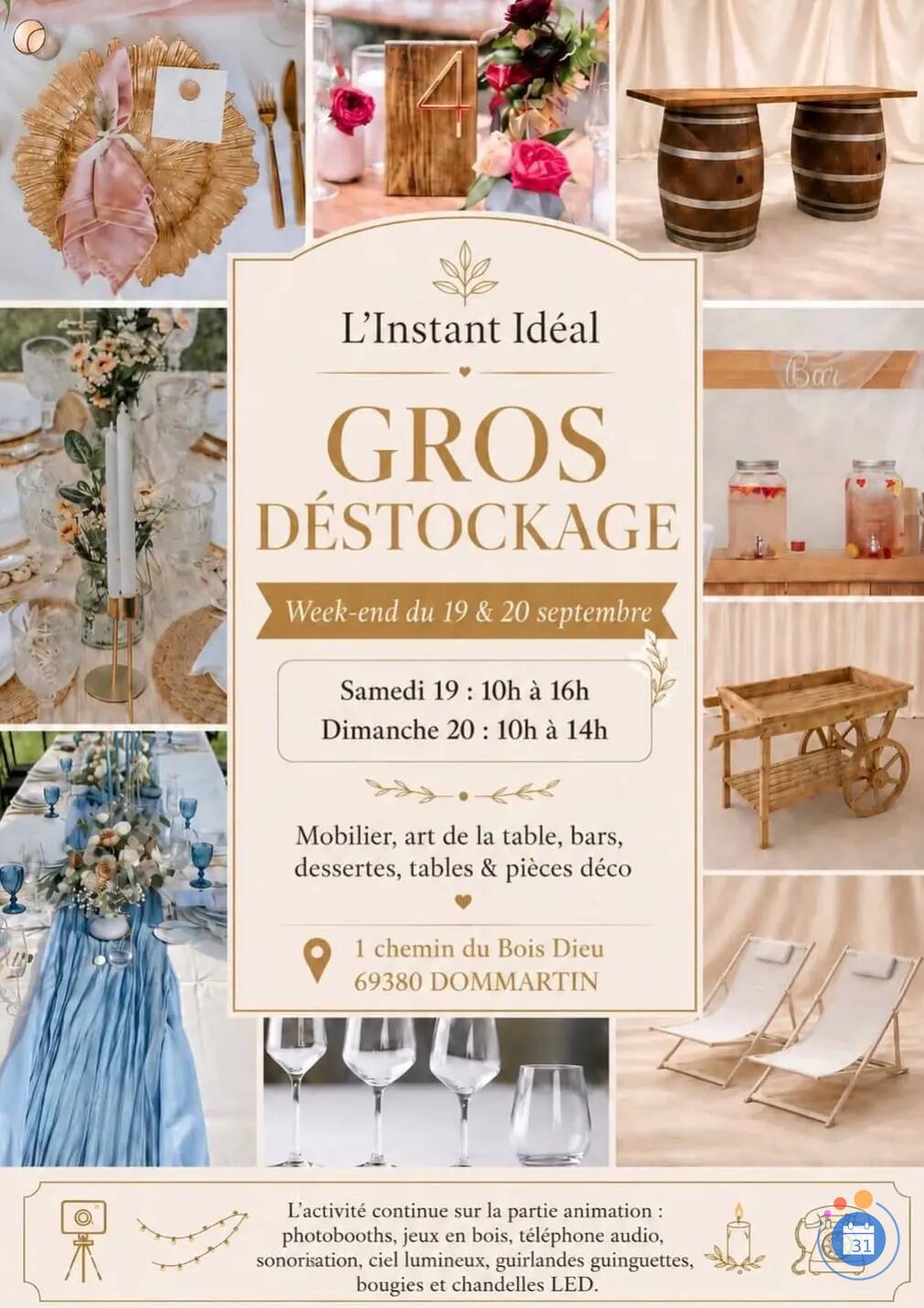 Image De stockage entrepôt décoration et mobilier événementiel (photo 1)