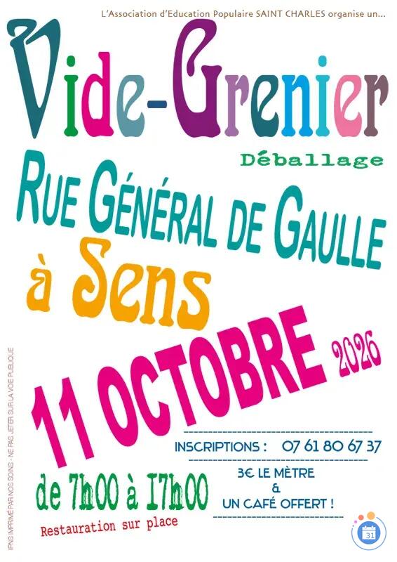 Image Vide-Grenier Déballage d'Automne Rue Gal de Gaulle (photo 1)