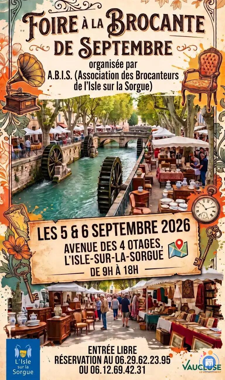 Image FOIRE A LA BROCANTE DE SEPTEMBRE 2026 (photo 1)