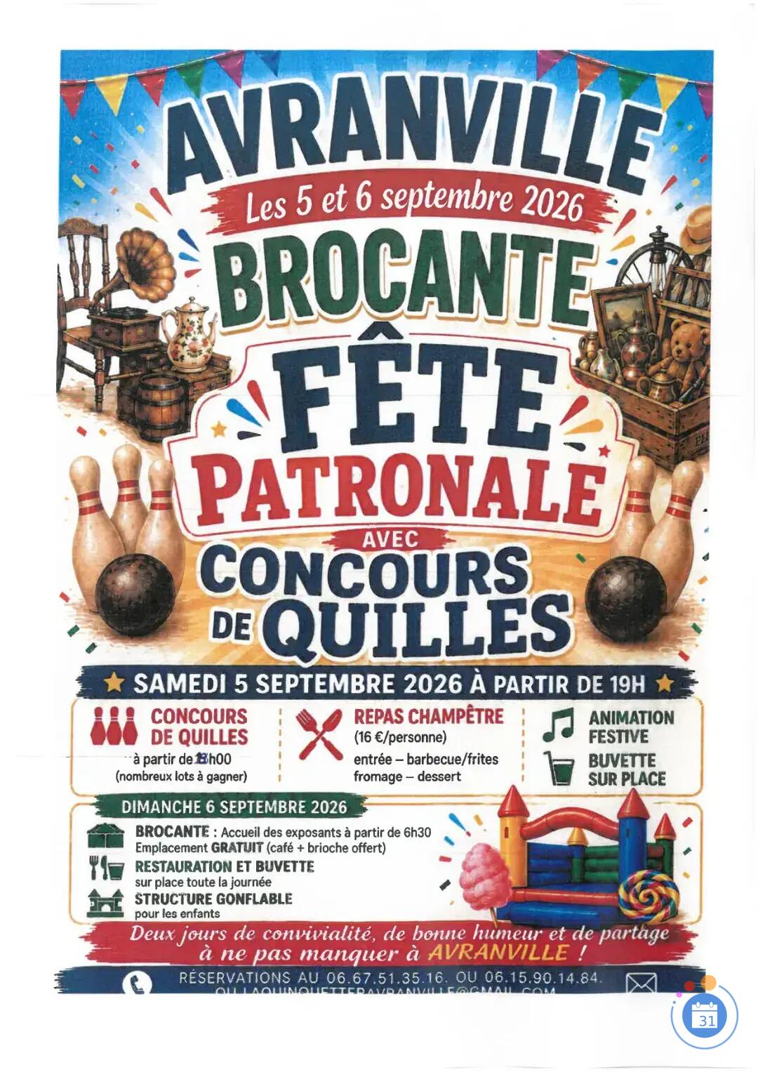 Image Fête patronale 2026 et Brocante (photo 1)