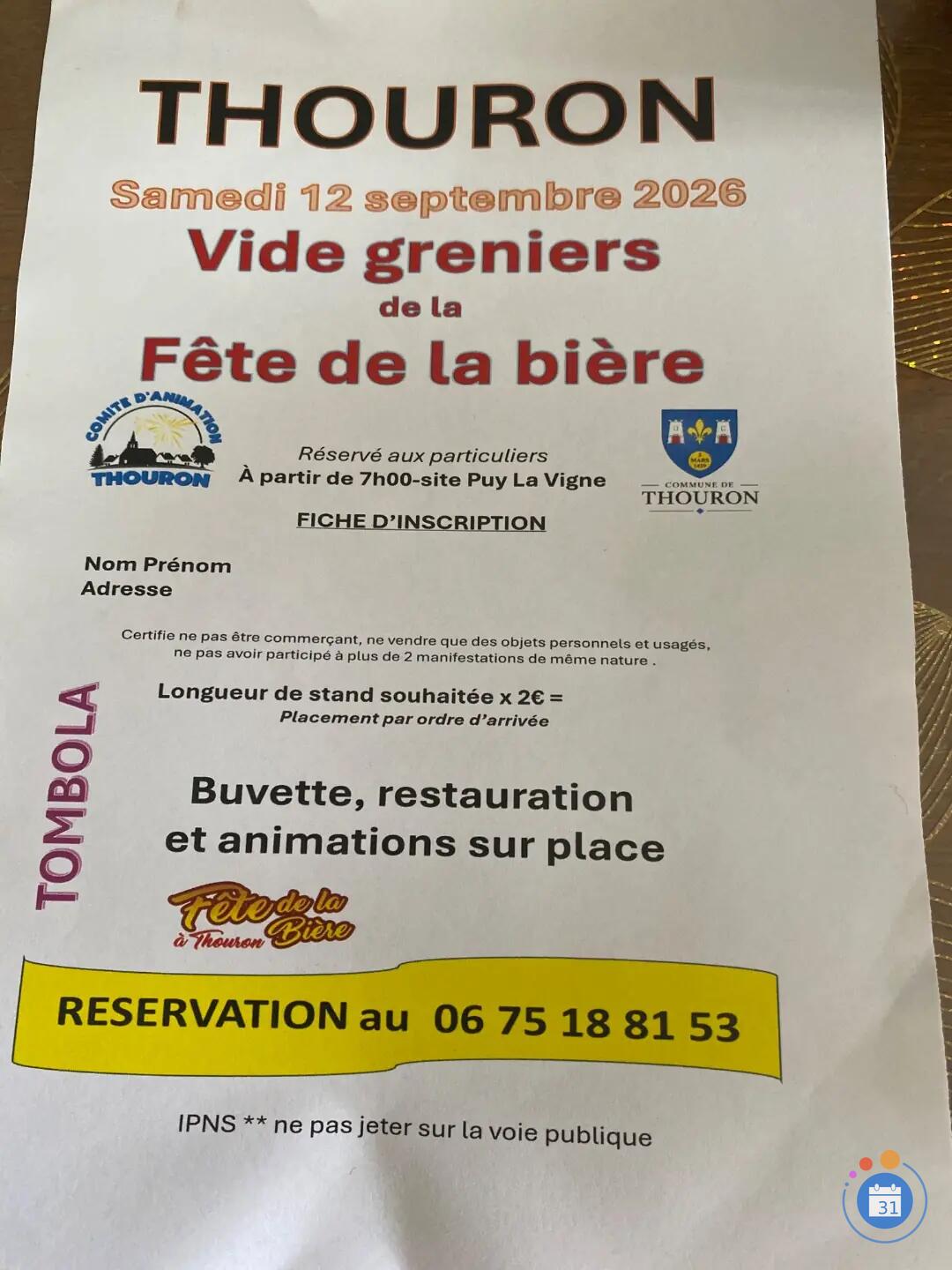 Image Vide grenier fête de la bière (photo 2)