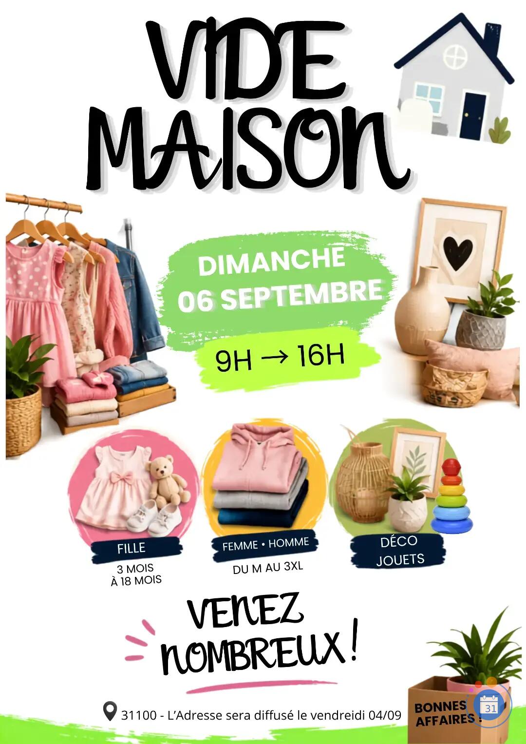 Image 🏡 VIDE MAISON – TOULOUSE 31100 🏡 (photo 1)