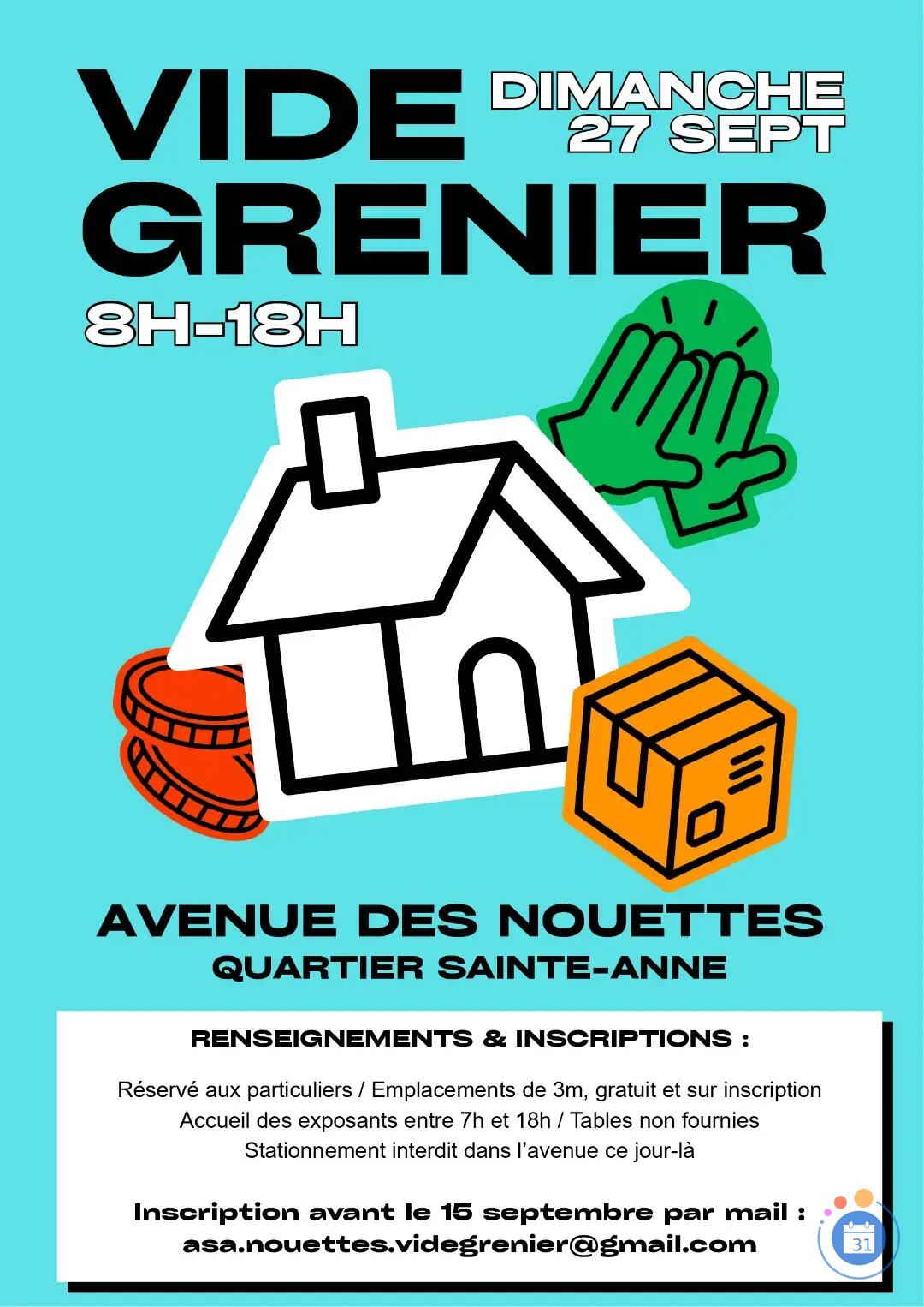 Image Vide-grenier de l’Avenue des Nouettes – Nantes Chantenay (photo 1)
