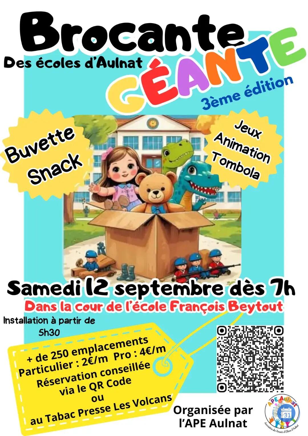Image Brocante géantes des écoles d'Aulnat (photo 1)