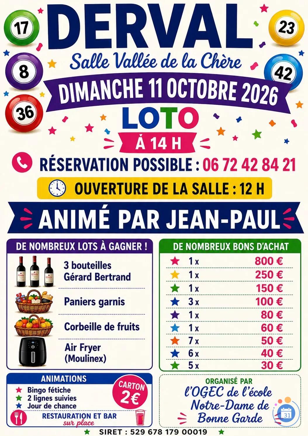 Image Loto Animé par Jean Paul (photo 1)