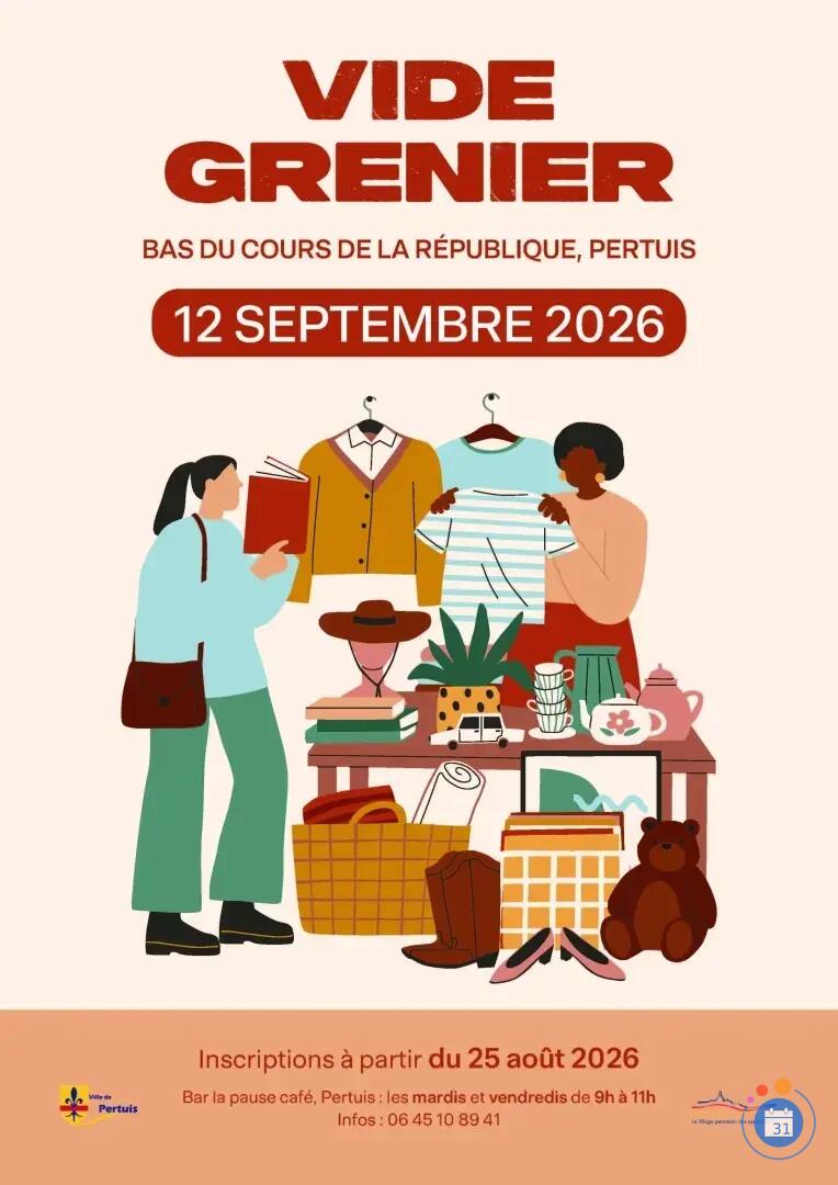 Image Vide grenier en bas du cours de la République (photo 1)