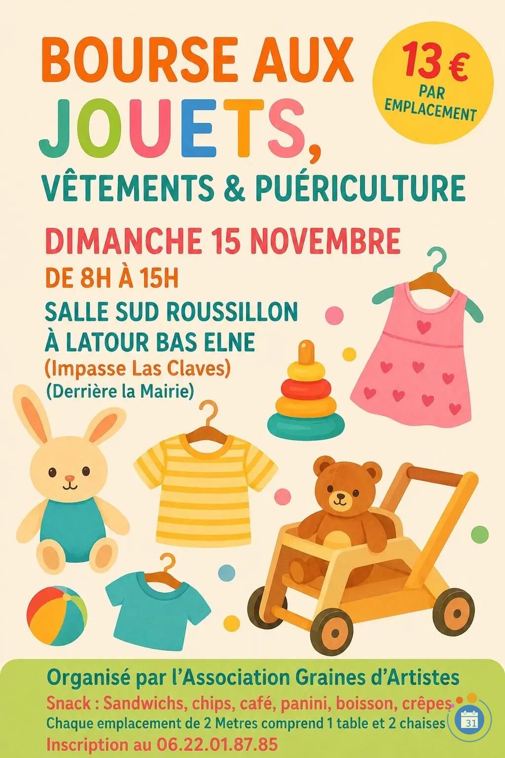 Image Braderie Puériculture et vêtements (photo 1)