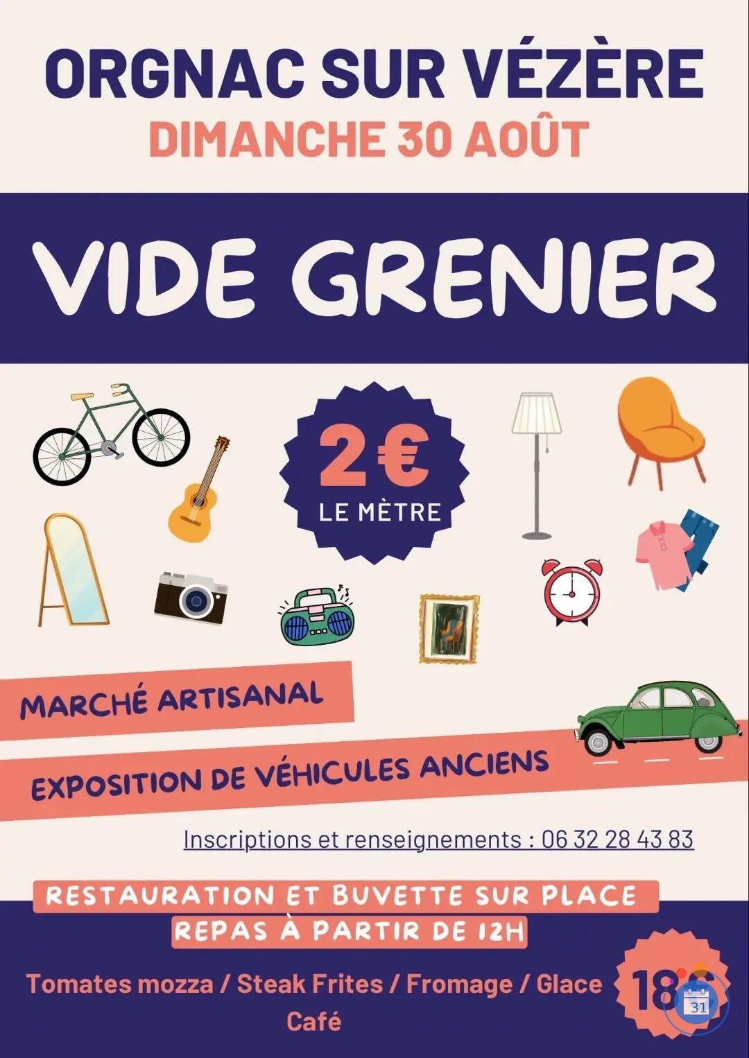 Image Vide grenier, exposition de véhicules anciens (photo 1)