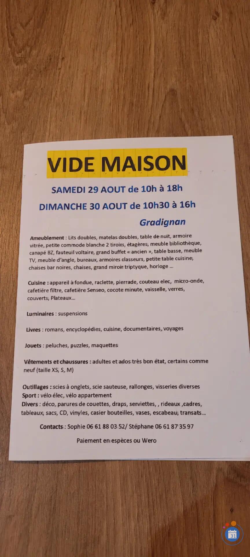 Image VIDE MAISON GRADIGNAN (photo 1)