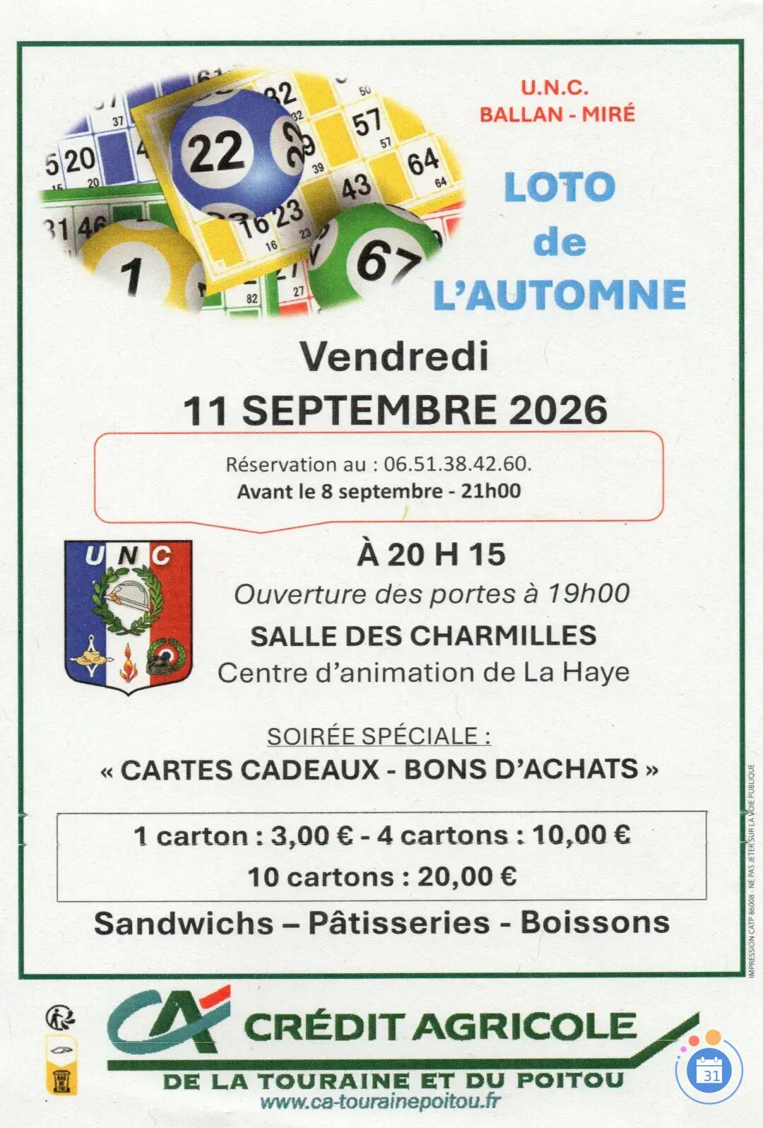 Image LOTO de l'AUTOMNE (photo 1)