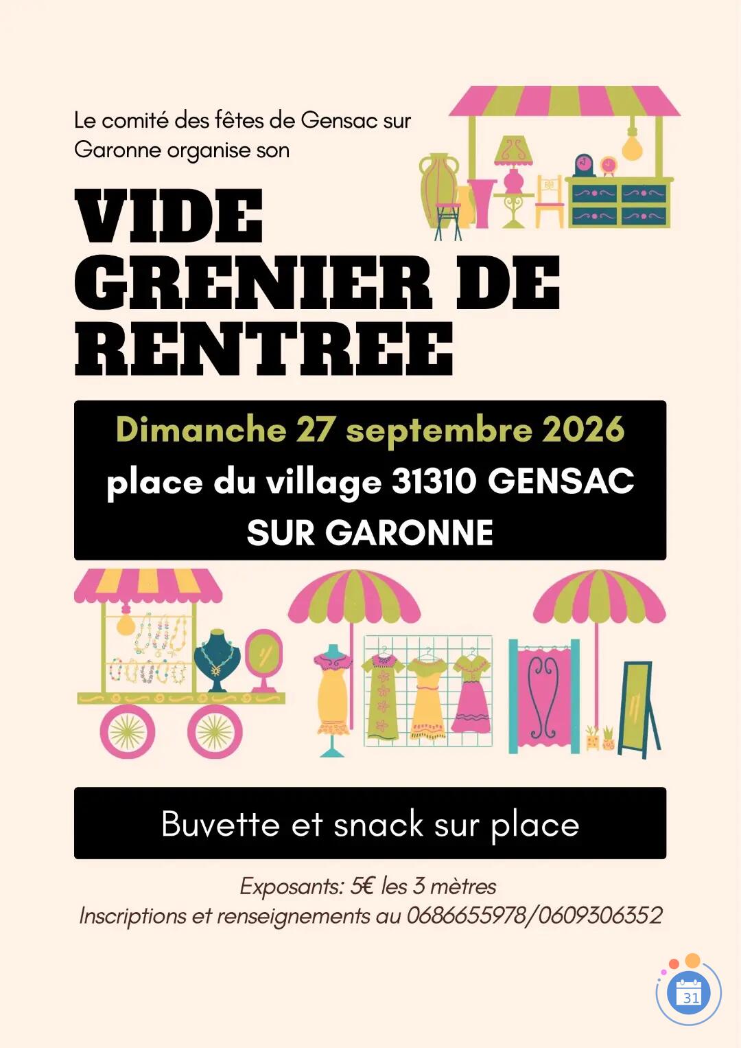 Image Vide grenier de rentrée (photo 1)