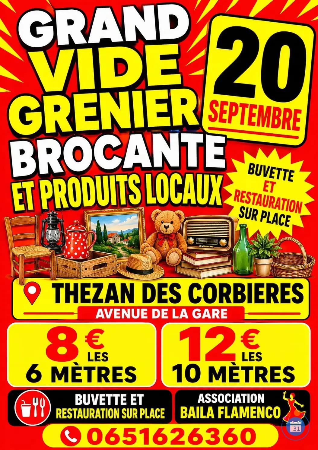 Image Grand vide grenier produits locaux brocante (photo 1)