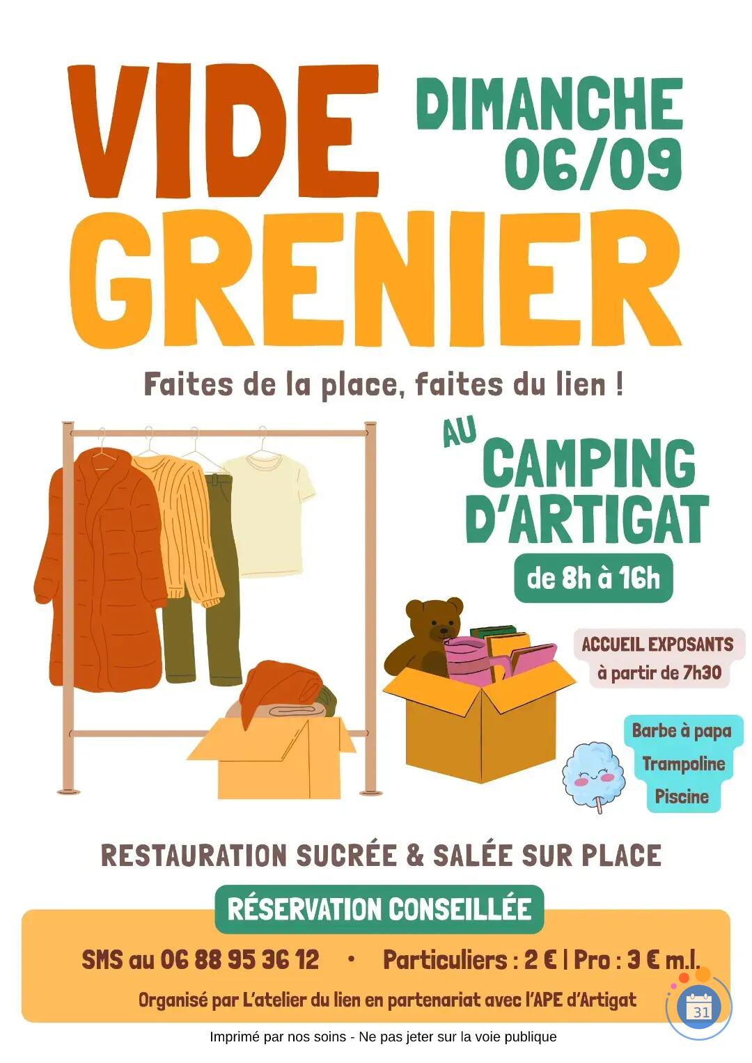 Image Vide-grenier Artigat 09 (photo 1)