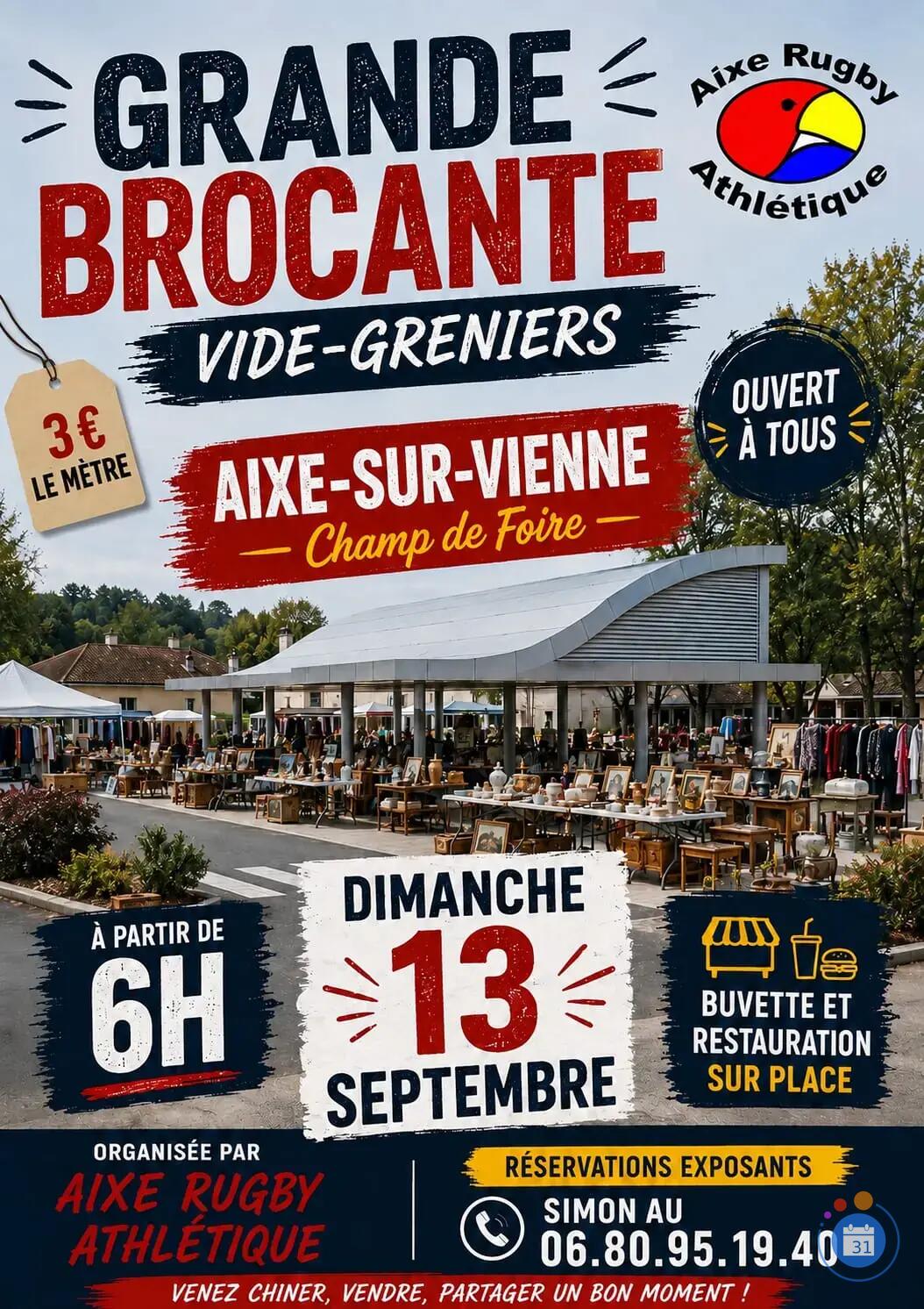 Image Vide grenier Aixe sur vienne (photo 1)