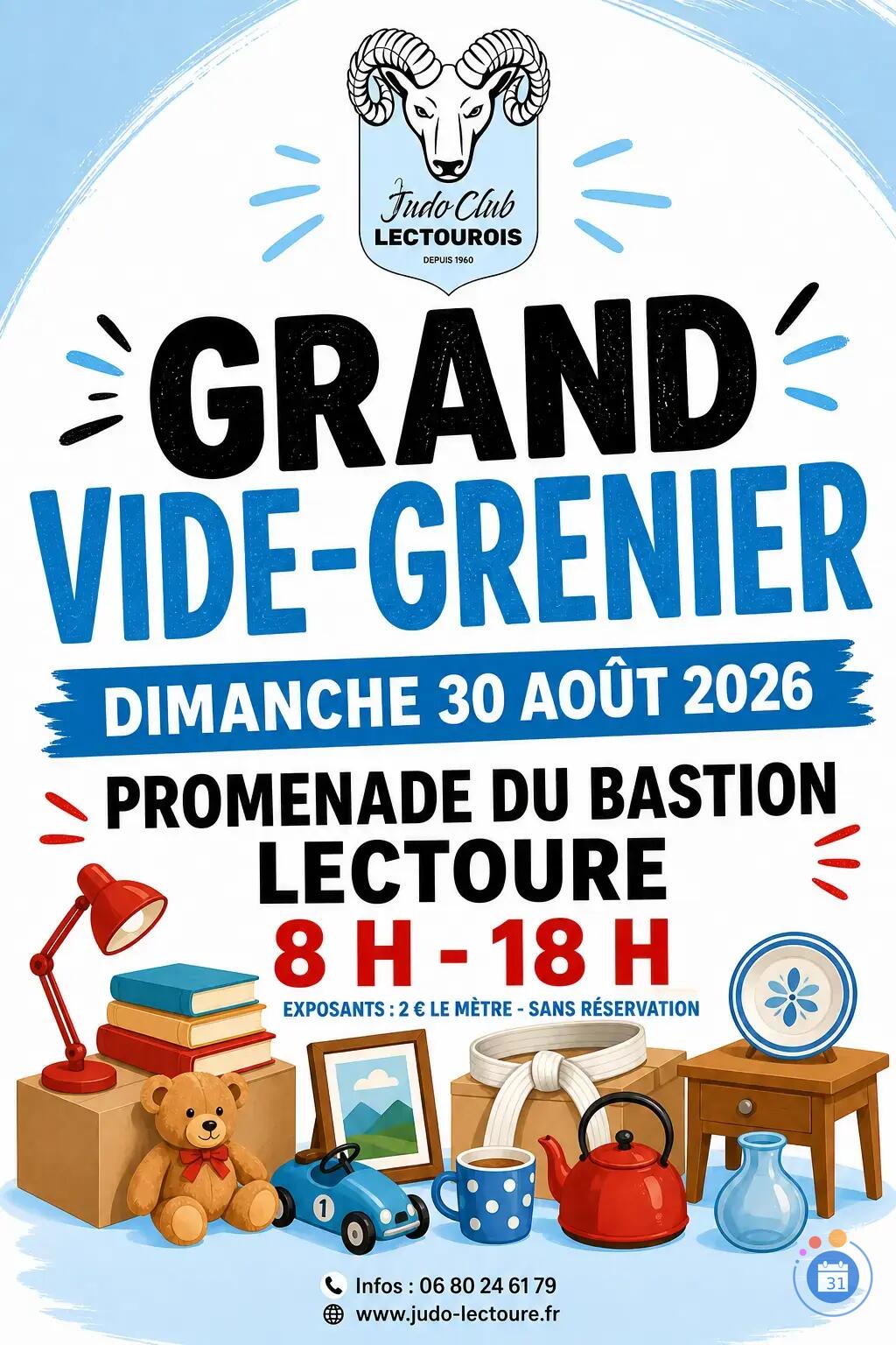 Image Vide-grenier de fin d’été au bastion à lectoure (photo 1)