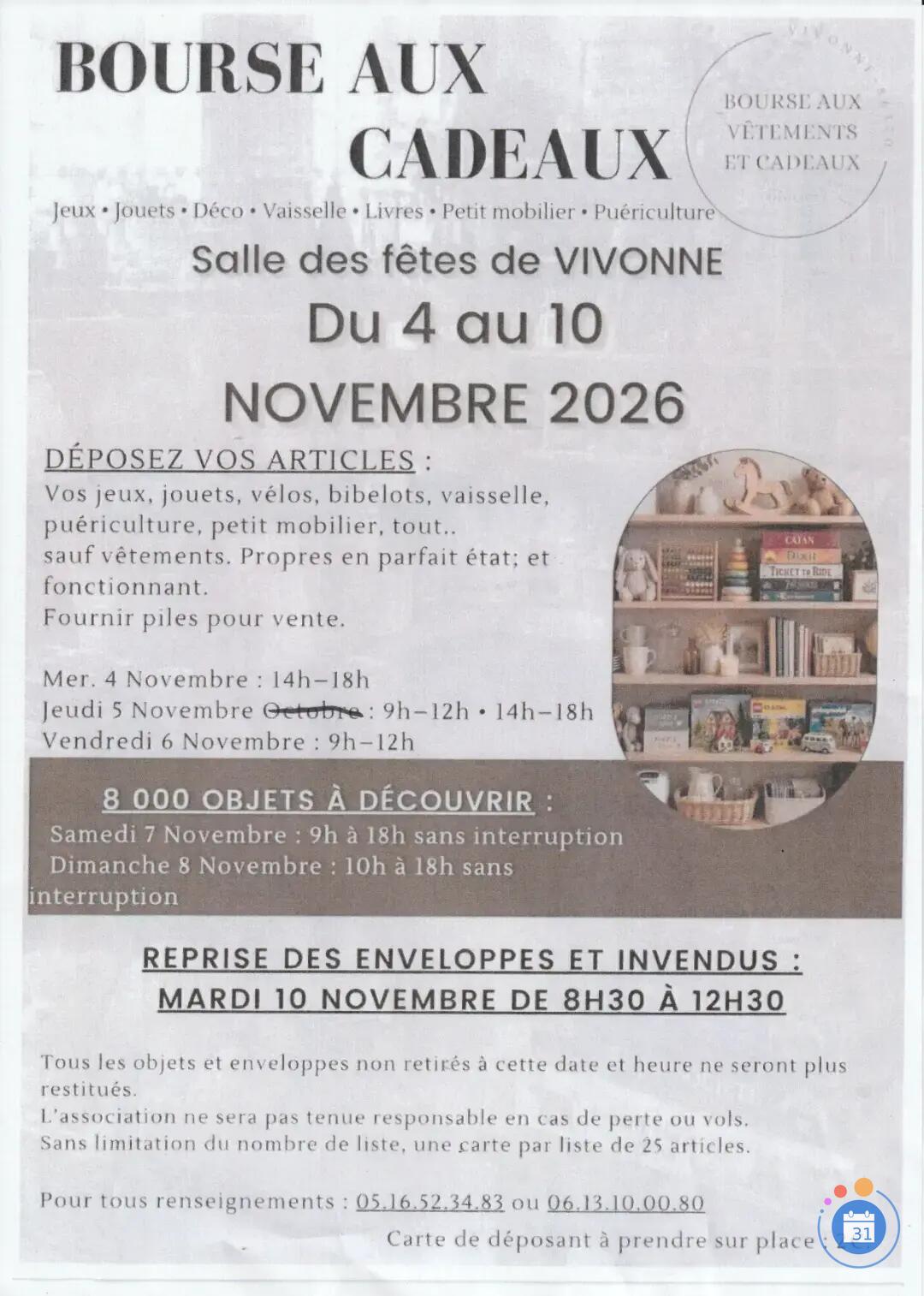 Image bourse aux cadeaux (photo 1)