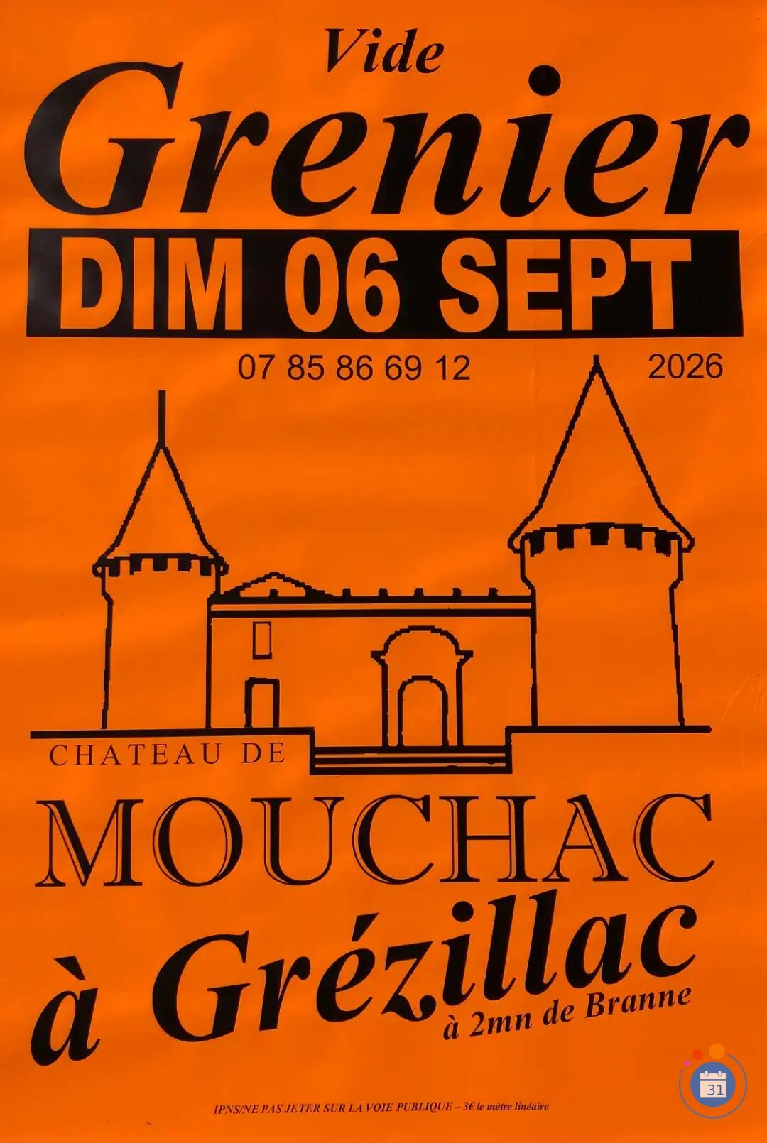 Image Vide-grenier du Château de Mouchac (photo 1)