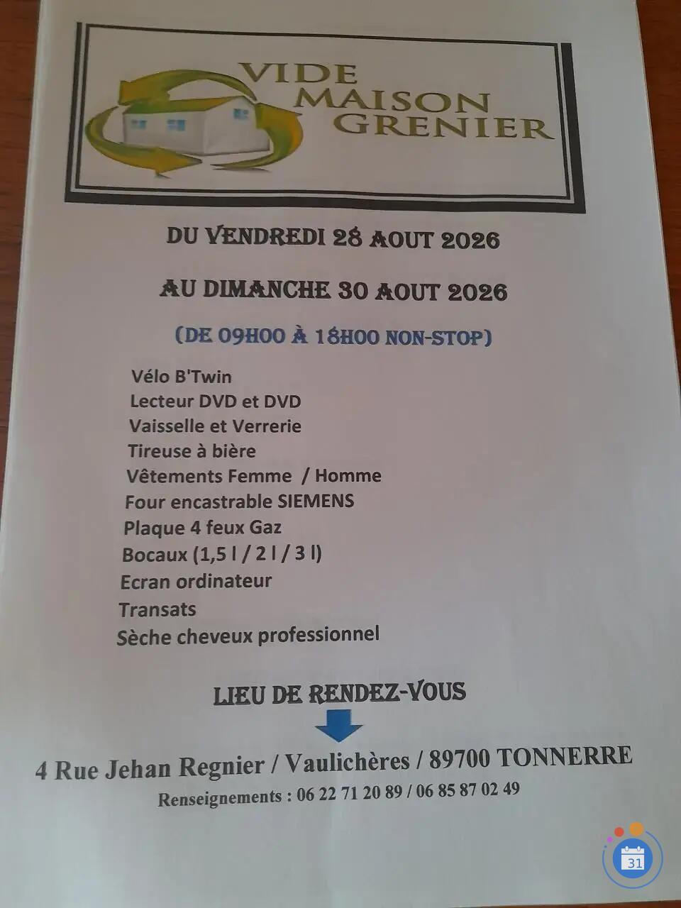 Image VIDE MAISON (photo 1)