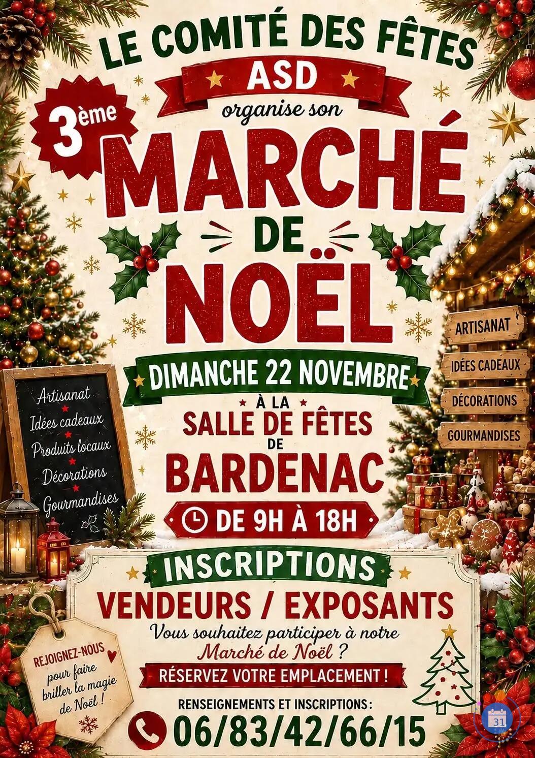 Image 3eme Marché de Noël de Bardenac (photo 1)