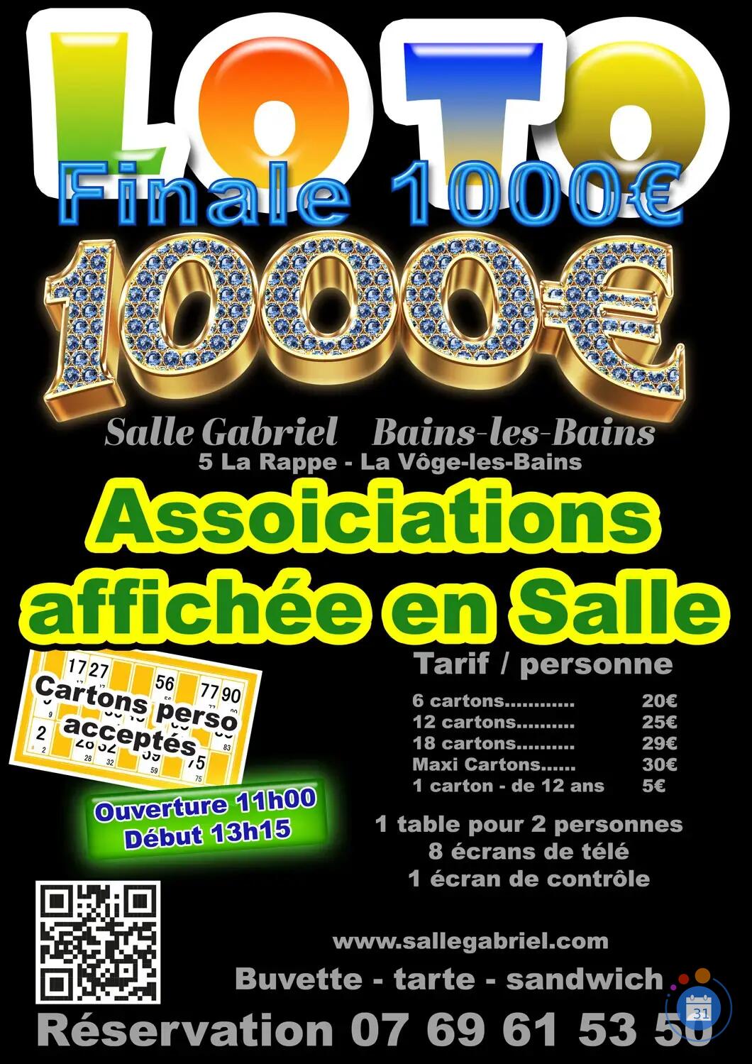 Image Loto des Associations - Bains-les-Bains (photo 1)