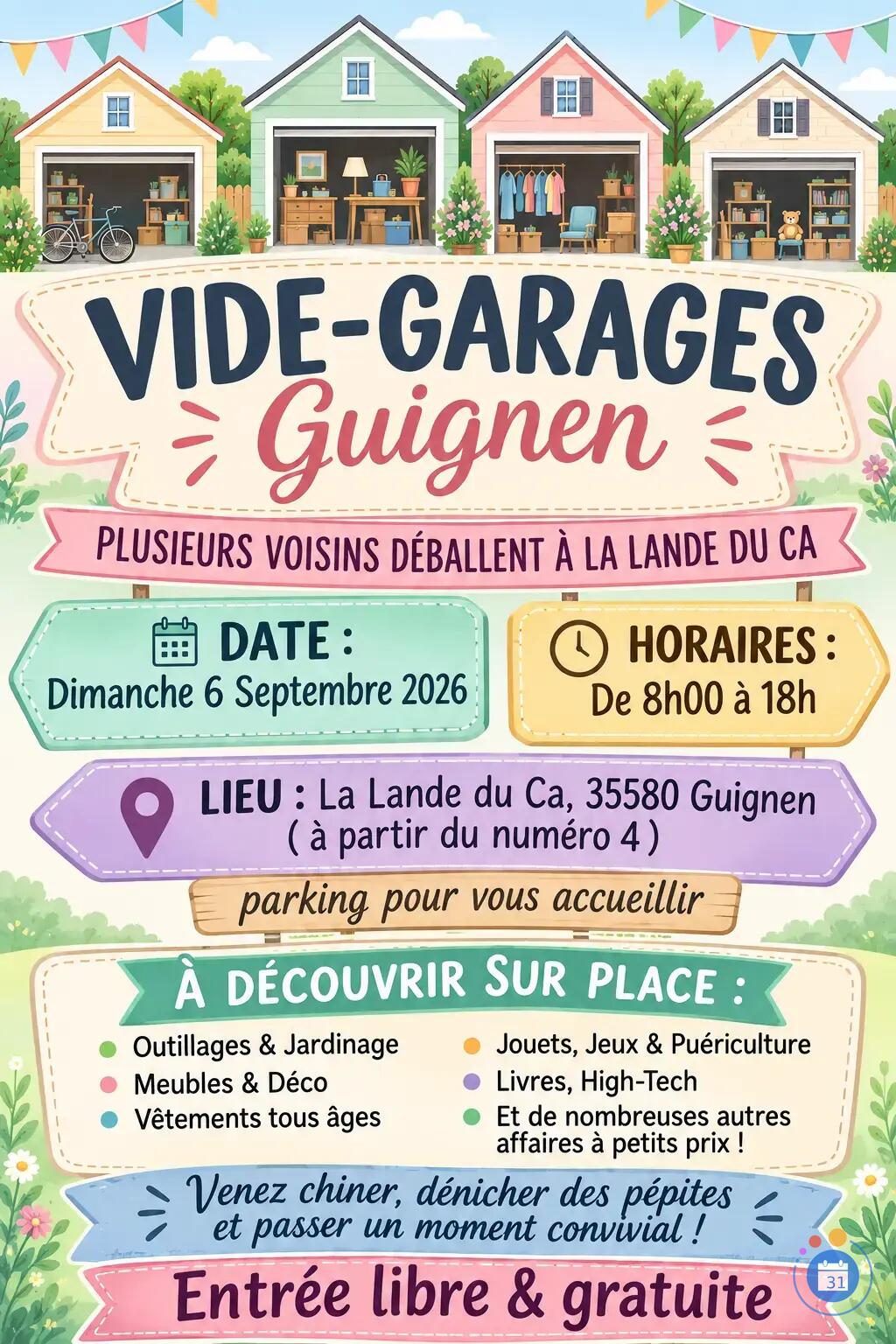 Image Vide garages de plusieurs voisins (photo 1)