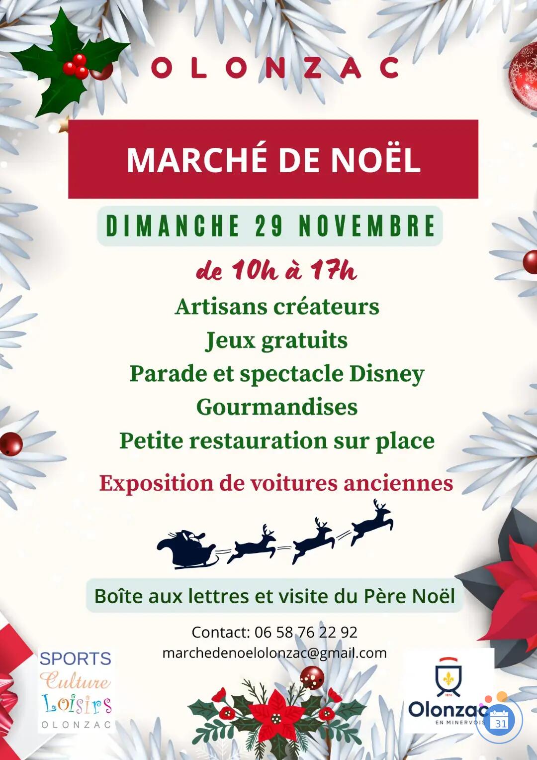 Image Marché de Noël Olonzac (photo 1)