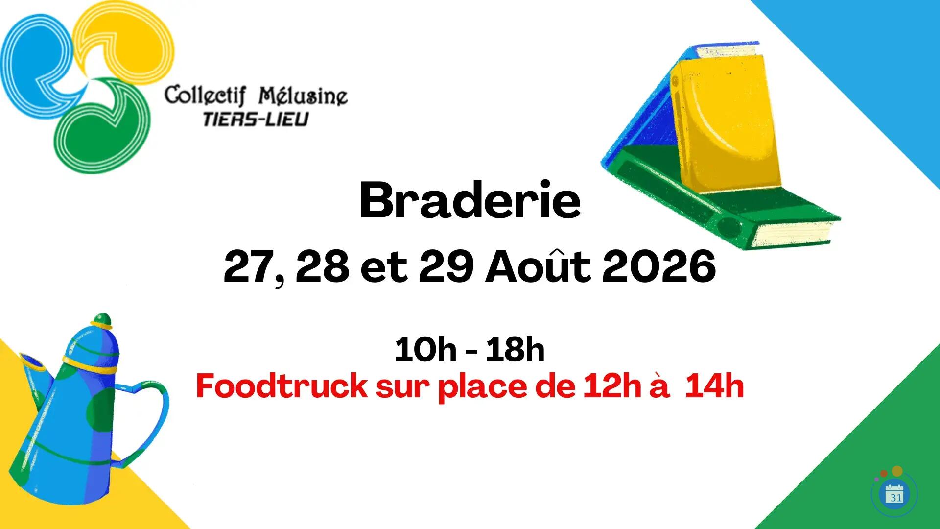 Image Braderie d'août - Collectif Mélusine (photo 1)