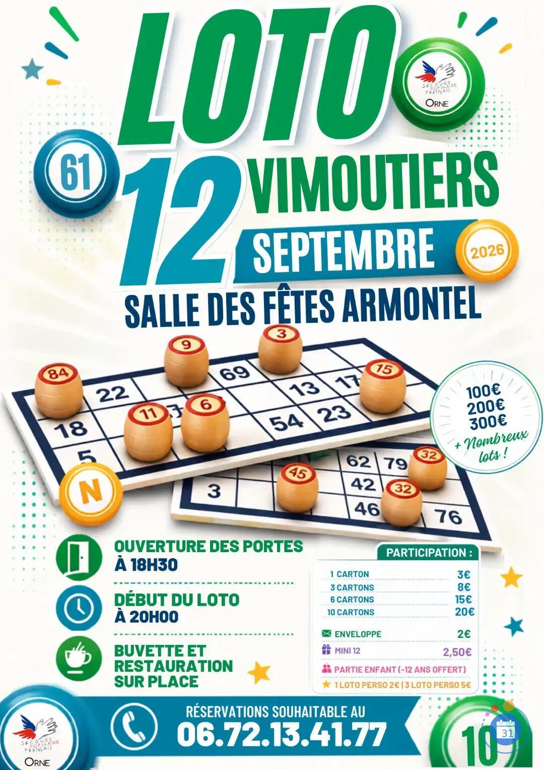 Image Loto du secours populaire (photo 1)