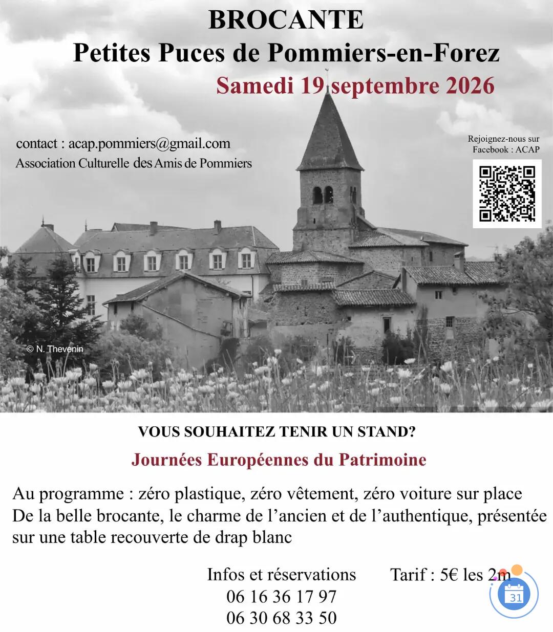 Image Petites Puces du Patrimoine de Pommiers (photo 1)