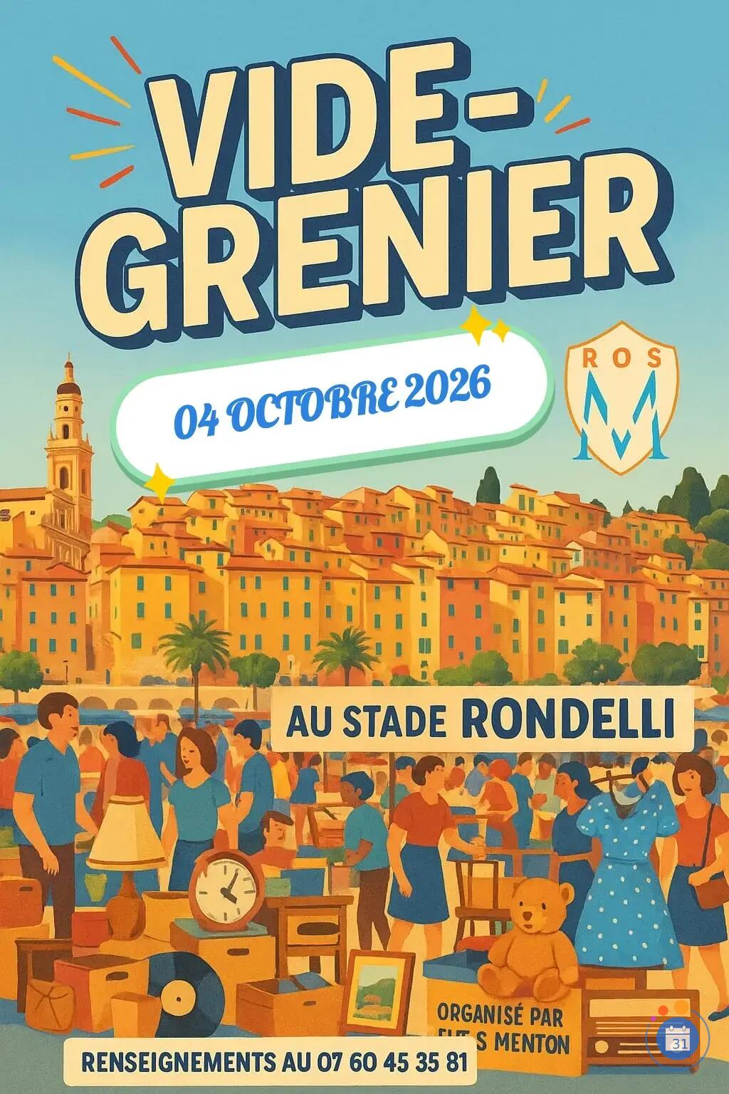 Image Vide grenier ROS Menton (photo 1)