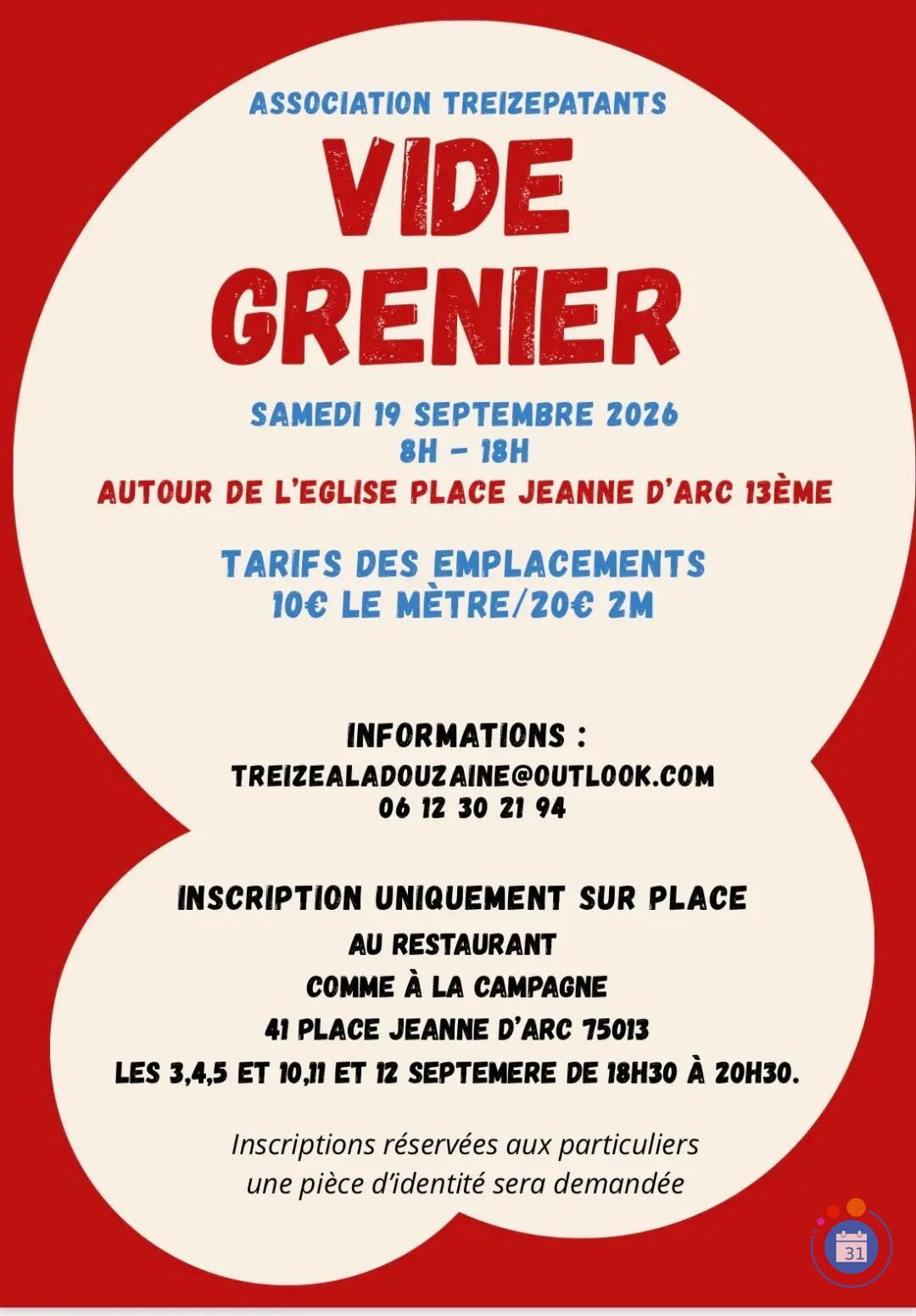 Image Vide Grenier Place Jeanne d’Arc (photo 1)