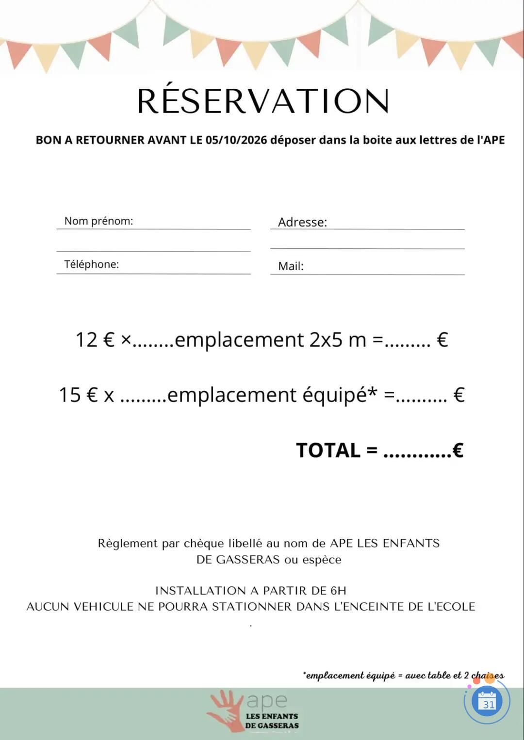 Image Le vide grenier aux profits des enfants de Gasseras (photo 2)