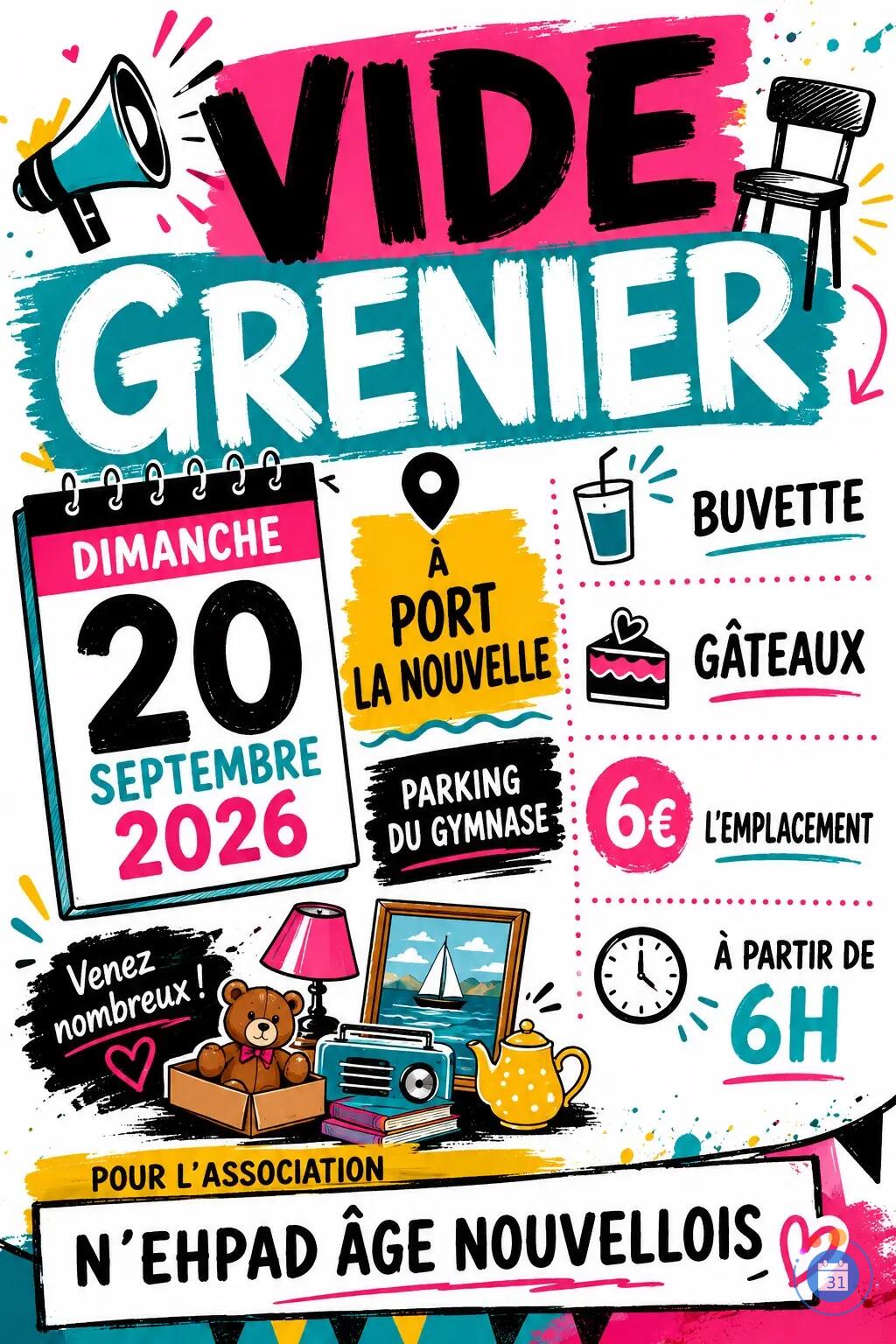 Image Vide grenier n’ehpad âge Nouvellois (photo 1)