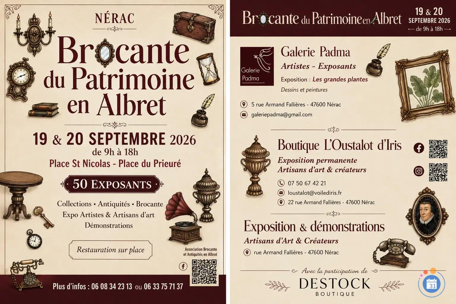 Image Brocante du patrimoine en albret (photo 1)